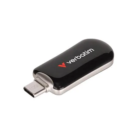 USB kľúč, 512GB, USB-C 3.2 Gen1, VERBATIM "Plectra", čierny 2