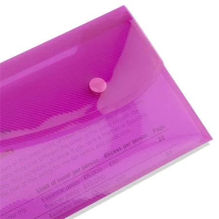 Obal na patent, DL, RAPESCO "Eco", mix priehľadných farieb 6