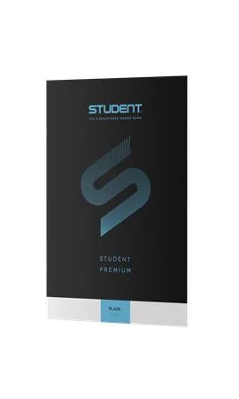 Zošit, A4, čistý, 32 listov, ICO "Student Premium", čierny 2