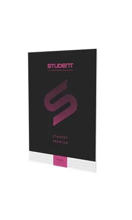 Zošit, A4, linajkový, 32 listov, ICO "Student Premium", čierny 6