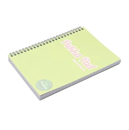 Špirálový zošit, A5, linajkový, 200 listov, PUKKA PAD "Pastel Jotta Pad", mix farieb 4