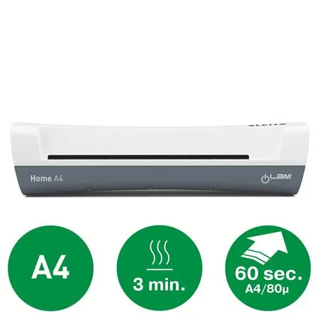 Laminovací stroj, sada, A4, 80–125 mikrónov, LEITZ "iLam Home 4-in-1", biela 3