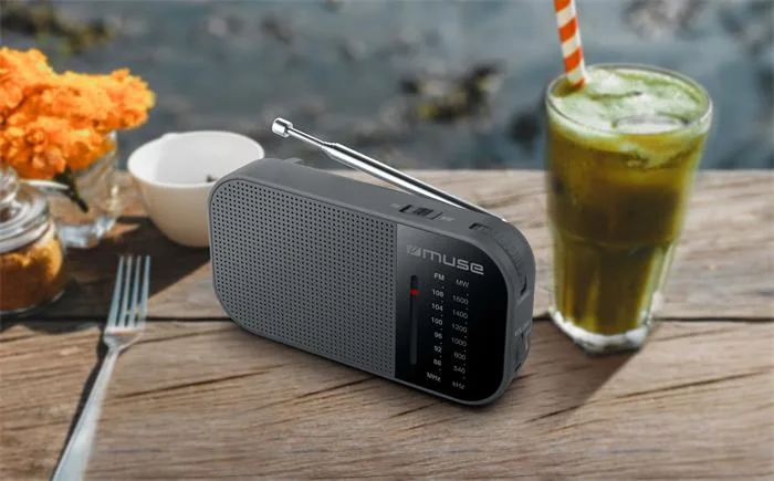 Rádio, prenosné, MUSE, „M-025R“, čierne 4