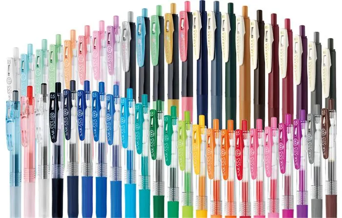 Gélové pero, 0,33 mm, stláčací mechanizmus, ZEBRA "Sarasa Clip", žlté 5