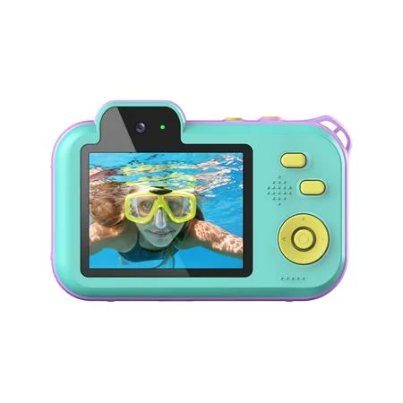 Fotoaparát, digitálny, vodeodolný, detský, AGFAPHOTO Realikids 2 "ARKCW2PK", modrý-ružový 9