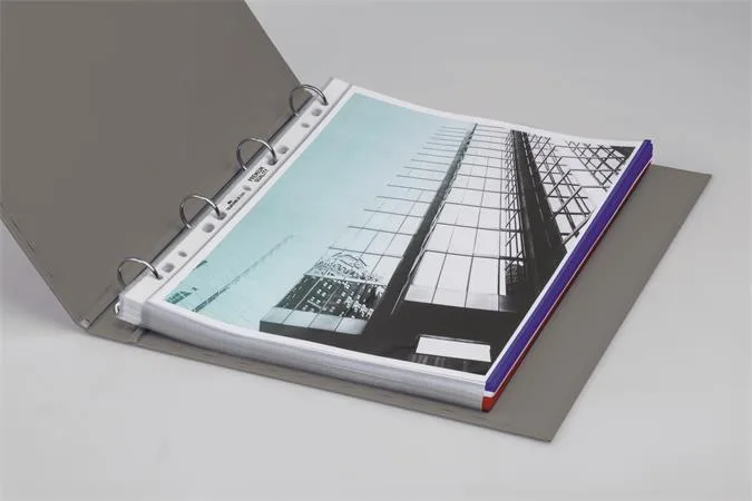 Euroobal, PP, A4, 80 mikr., DURABLE "Prémium", červený 2