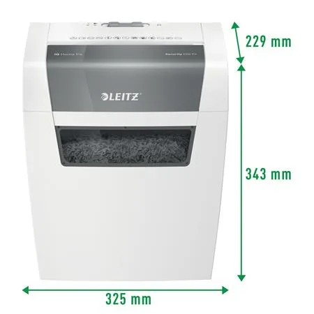 Skartovací stroj, konfety, 6 listov, LEITZ "IQ Home" 8