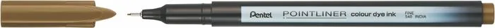 Liner, 0,4 mm, PENTEL "Pointliner", hnedý 2