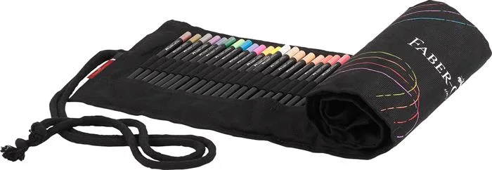 Farebné ceruzky, sada, trojhranné, FABER-CASTELL "Black Edition", 72 rôznych farieb 2