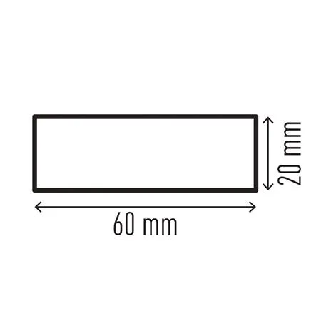 Ochranný profil povrchu, DURABLE "S20", žltý-čierny 5