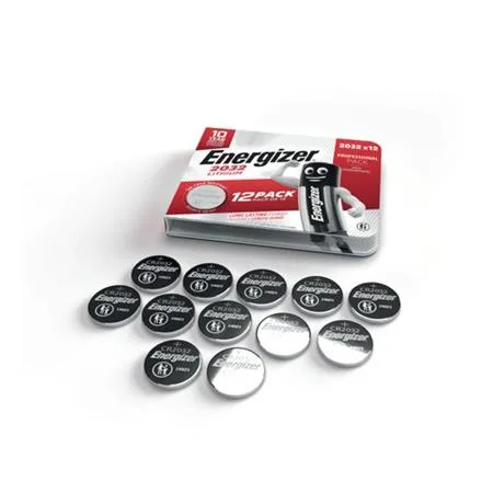 Gombíková batéria, CR2032, 12 ks, ENERGIZER 2