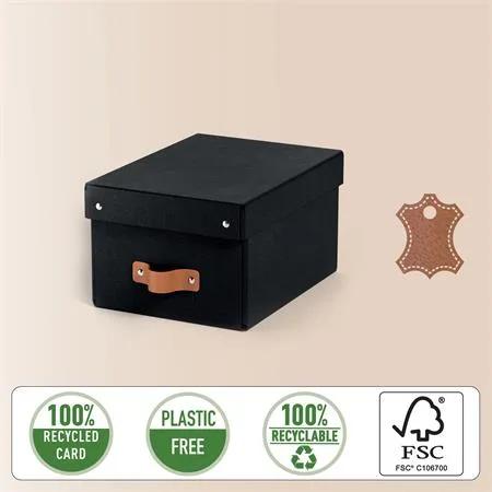 Úložný box, veľkosť S, LEITZ "Puro", čierny 4