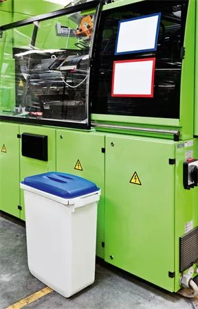 Poklop pre 60 l odpadkový kôš,  plast, DURABLE "Durabin®", žltý 5