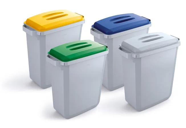 Poklop pre 60 l odpadkový kôš,  plast, DURABLE "Durabin®", modrý 2