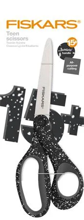 Nožnice, univerzálne, 20 cm, FISKARS "Grad Teen Spray", čierna 3