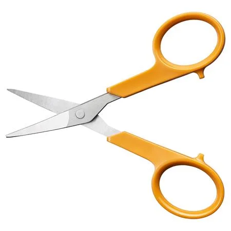 Nožnice na látky, 10 cm, ohnuté, FISKARS "Classic", oranžové 2