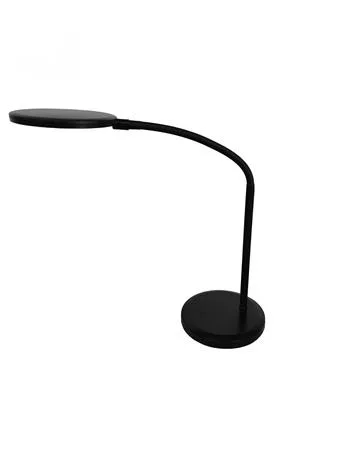 Stolová lampa, LED, 8,3 W, otočná, ALBA, čierna 3