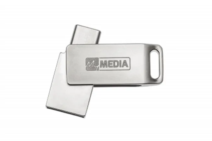 USB kľúč, 64GB,  USB 3.2 Gen1+ USB-C, hliníkový kryt, MYMEDIA "Dual" (by VERBATIM) 5