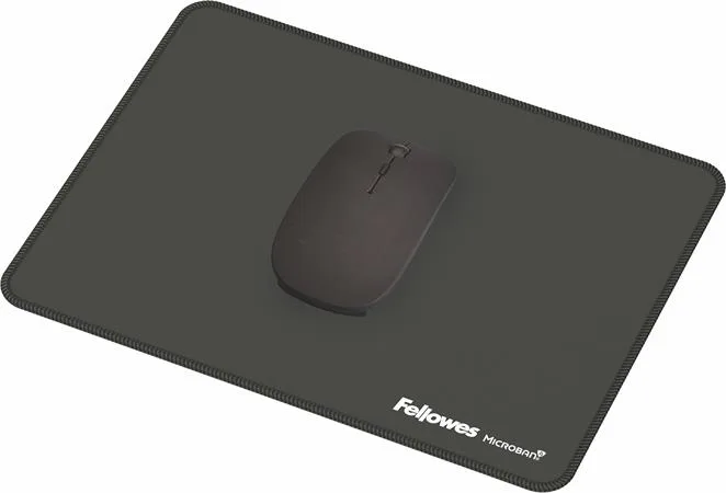 Podložka pod myš, textilný povrch, veľkosť XL, FELLOWES "Breyta", čierna 6