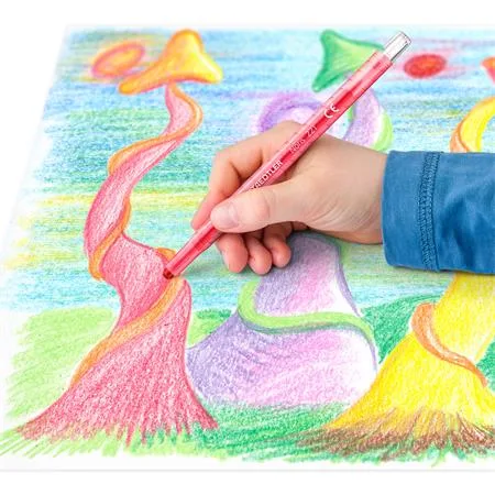 Voskovky, vysúvateľné, STAEDTLER "Noris 221", 24 rôznych farieb 5