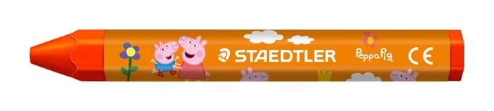 Voskovky, šesťhranné, jumbo, STAEDTLER „Noris® junior 224”, Peppa Pig, 12 farieb 6