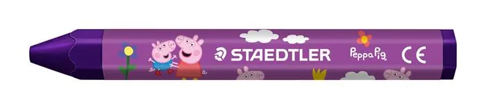 Voskovky, šesťhranné, jumbo, STAEDTLER „Noris® junior 224”, Peppa Pig, 12 farieb 7