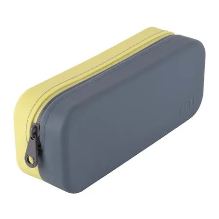 Peračník, displej, na zips, silikónové, dvojfarebné, APLI "Pastel", mix farieb 3