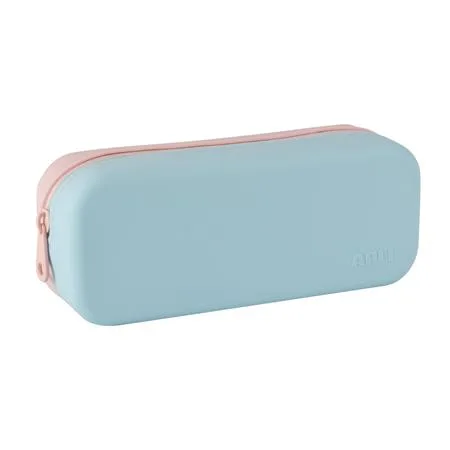 Peračník, displej, na zips, silikónové, dvojfarebné, APLI "Pastel", mix farieb 6
