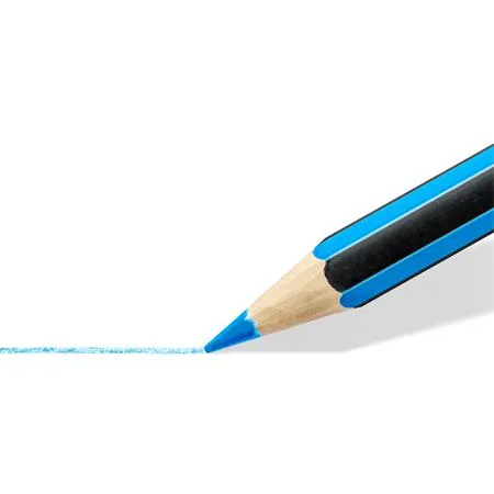 Farebné ceruzky, sada, šesťhranné, s omaľovánkou, STAEDTLER "Noris® Colour 185", 12 farieb 5