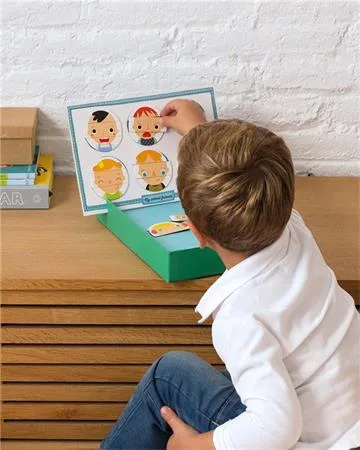 Magnetická súprava zručností, 30 ks, APLI Kids "Magnets", emócie 2