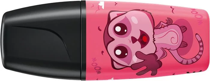 Zvýrazňovač, sada, 2-5 mm, STABILO "Boss Mini Animal Vibes", 3 rôzne farby 4