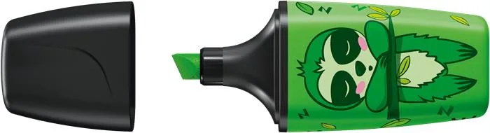 Zvýrazňovač, sada, 2-5 mm, STABILO "Boss Mini Animal Vibes", 5 rôznych farieb 7