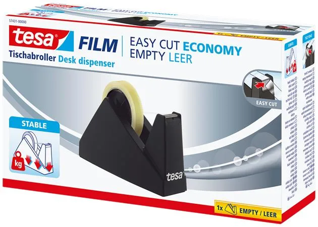 Dispenzor na baliacu pásku, stolový, TESA "Easy Cut Economy" 2