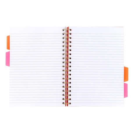 Špirálový zošit, B5, linajkový, 100 listov, PUKKA PAD "Floral Project Book", mix 7