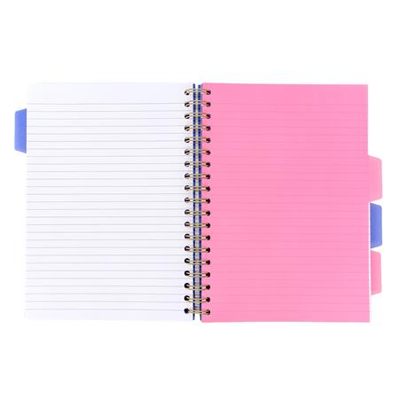 Špirálový zošit, B5, linajkový, 100 listov, PUKKA PAD "Floral Project Book", mix 8