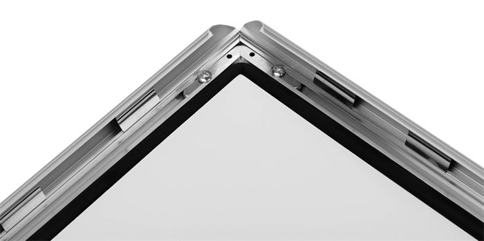 Informačný panel, hliníkový, do exteriéru, A3, DURABLE "Outdoor", strtieborný 3