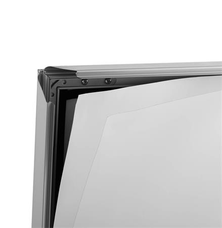 Stojan na plagáty, s podstavcom, A1, DURABLE "Heavy Base Outdoor", strieborný 4