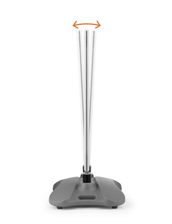 Stojan na plagáty, s podstavcom, A1, DURABLE "Heavy Base Outdoor", strieborný 3