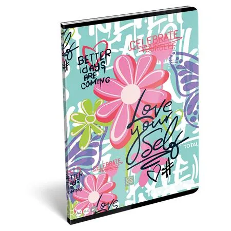 Zošit, A4, čistý, 32 listov, LIZZYSULI, "Cornell Love"