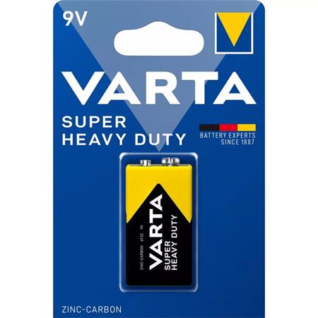 Batéria, 9V, VARTA "Super Heavy Duty"
