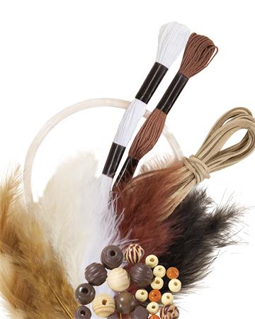 Kreatívna súprava, lapač snov, FOLIA, prírodná 2