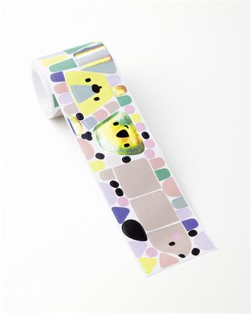 Nálepky, sada, 820 ks, FOLIA "Mix + Match", motívy zvieratiek 2